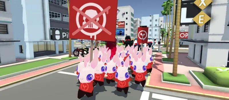 可愛いキャラクター達が暴動を起こす！